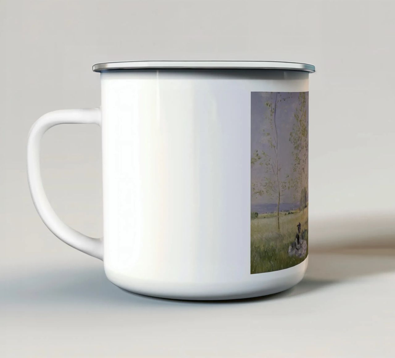 Claude Monet - Estate tazza in smalto da Timeless Artworks