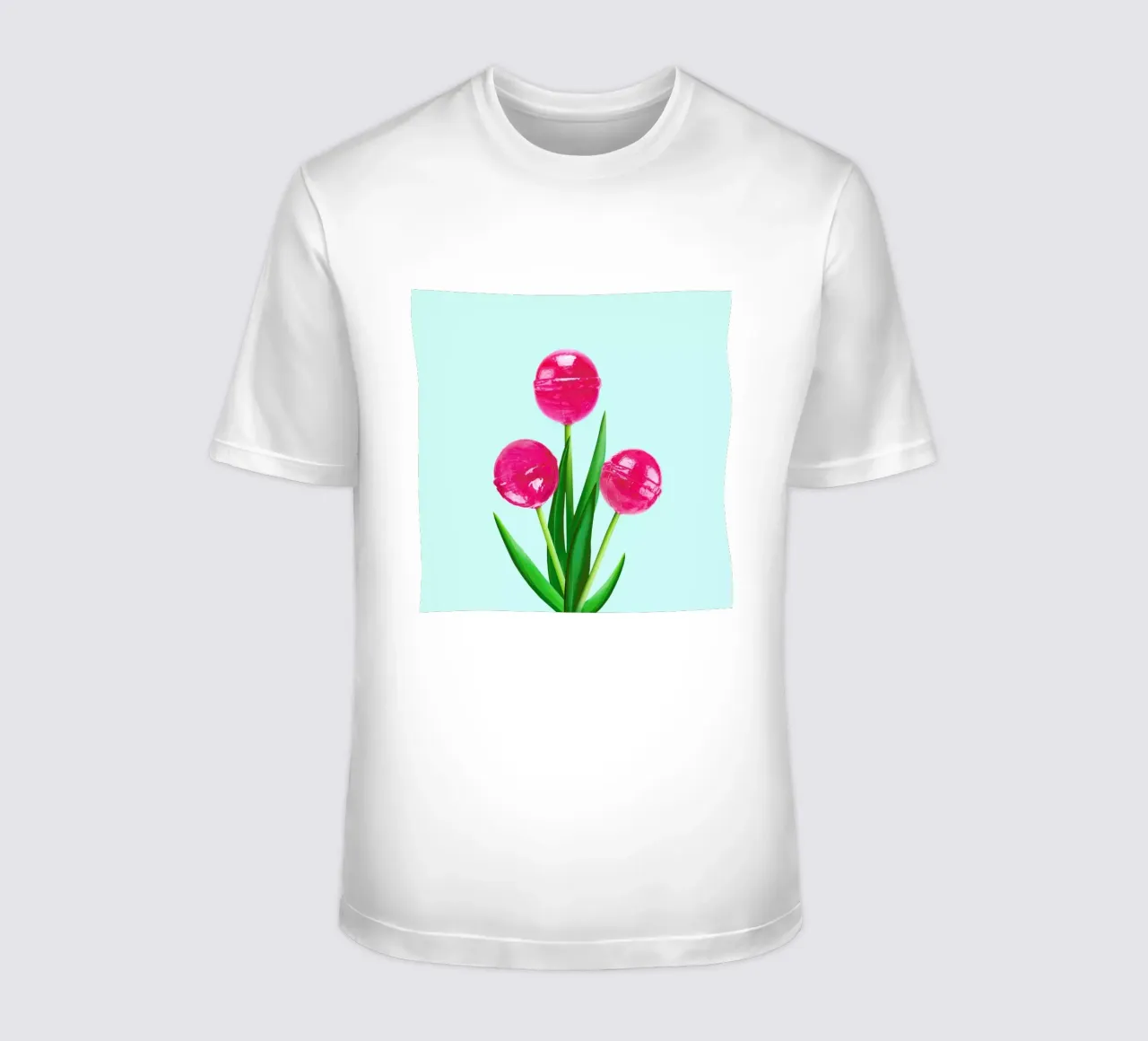 Lollipop Tulips 1 t-shirt da Paul Fuentes Design