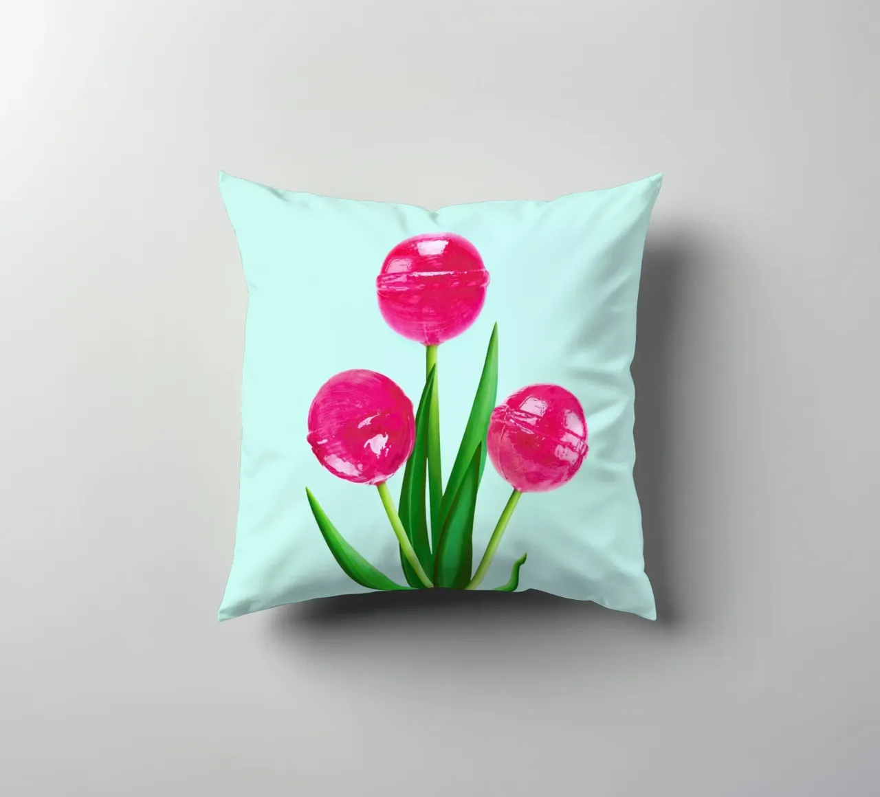 Lollipop Tulips 1 cuscino da Paul Fuentes Design