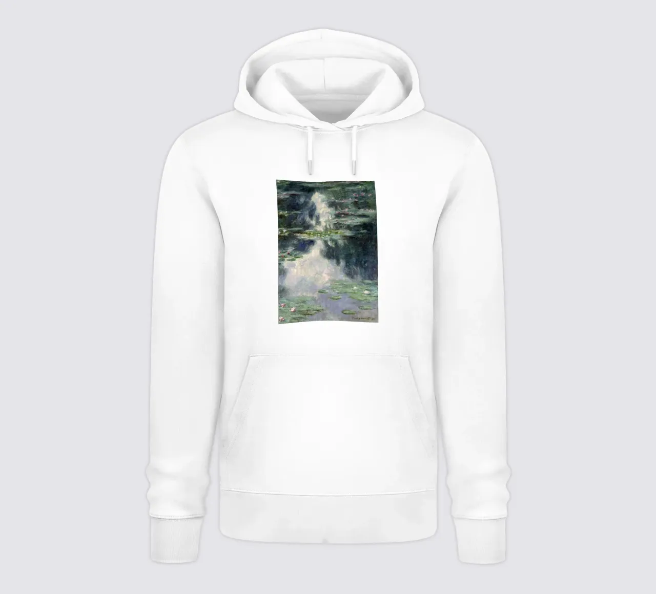 Claude Monet - Stagno con ninfee felpa con cappuccio da Timeless Artworks