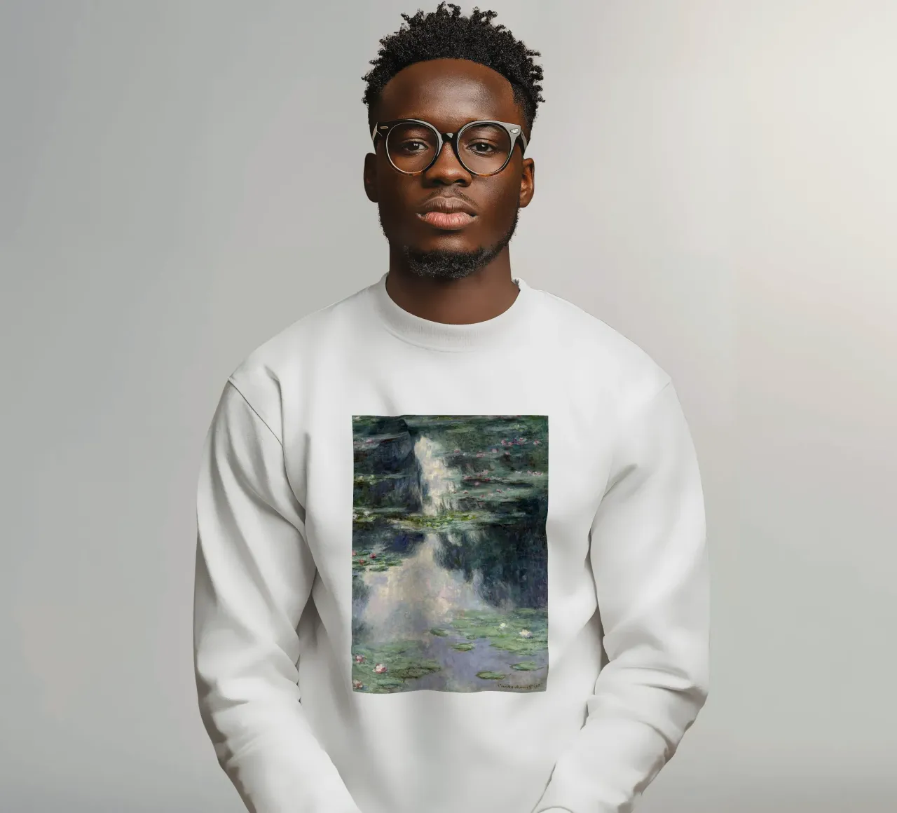 Claude Monet - Stagno con ninfee felpa da Timeless Artworks