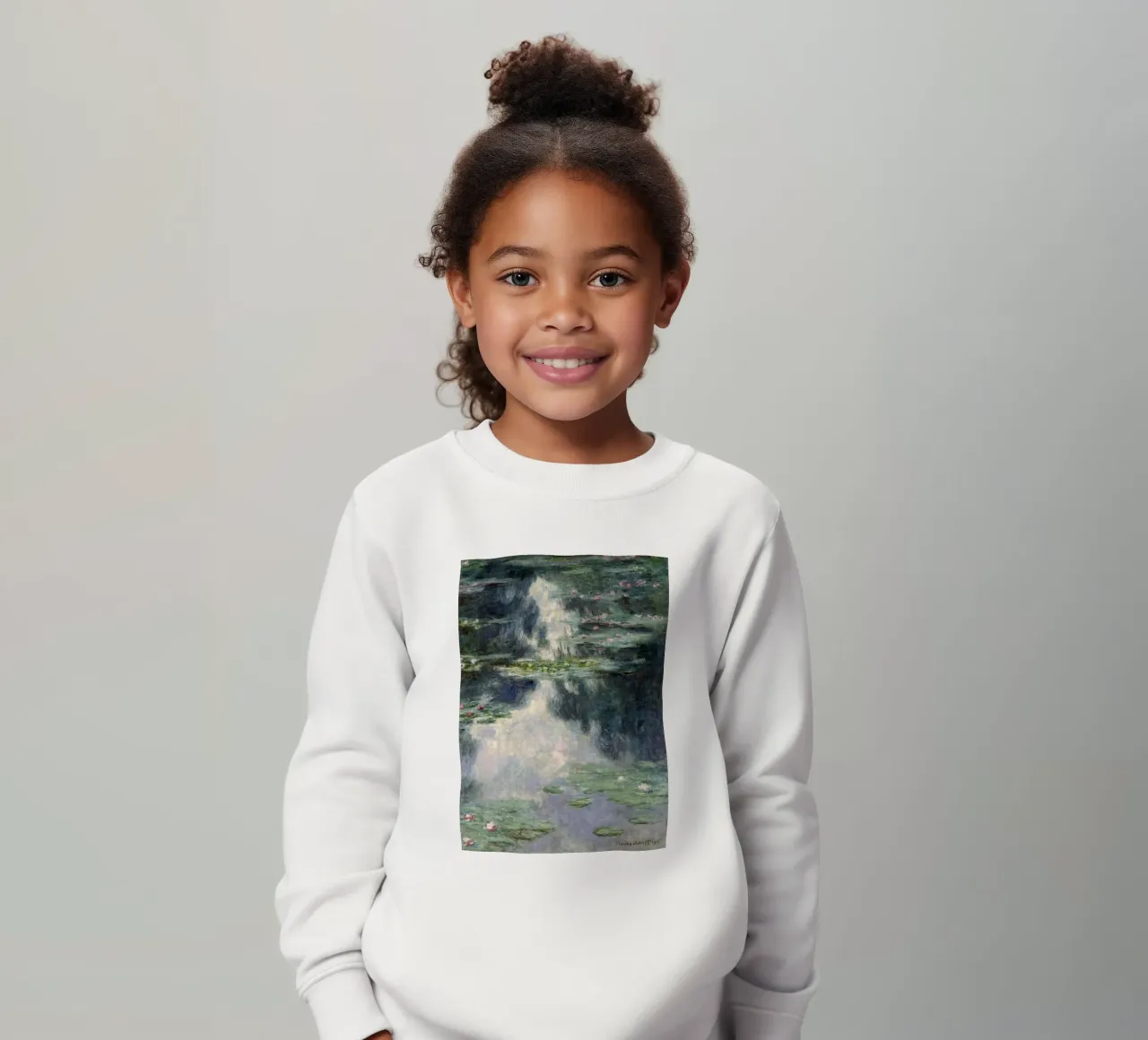 Claude Monet - Stagno con ninfee felpa bambino da Timeless Artworks
