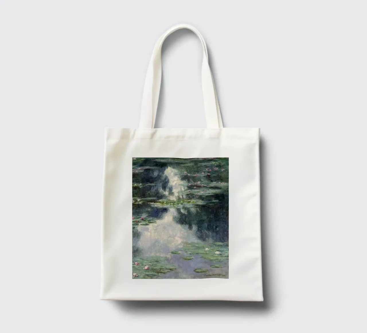 Claude Monet - Stagno con ninfee borsa in juta da Timeless Artworks