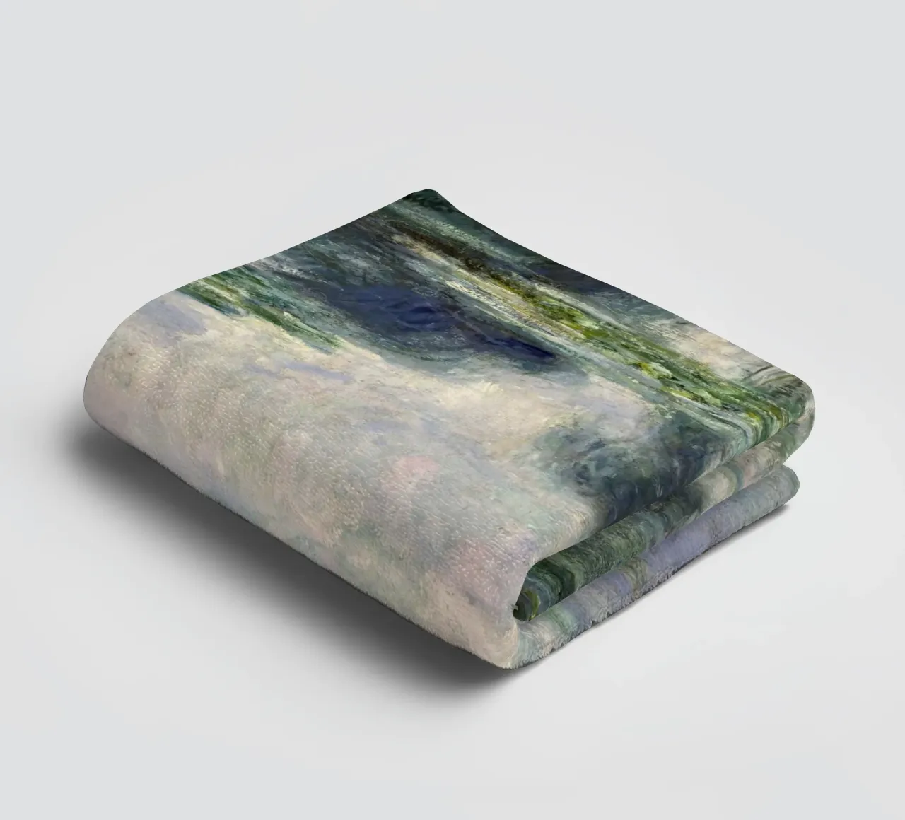 Claude Monet - Stagno con ninfee asciugamano da bagno da Timeless Artworks