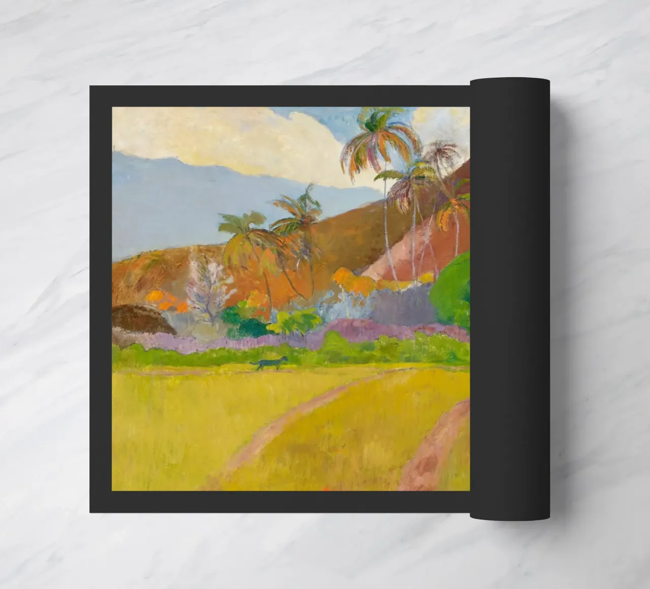 Paul Gauguin - Paesaggio tahitiano zerbino da Timeless Artworks