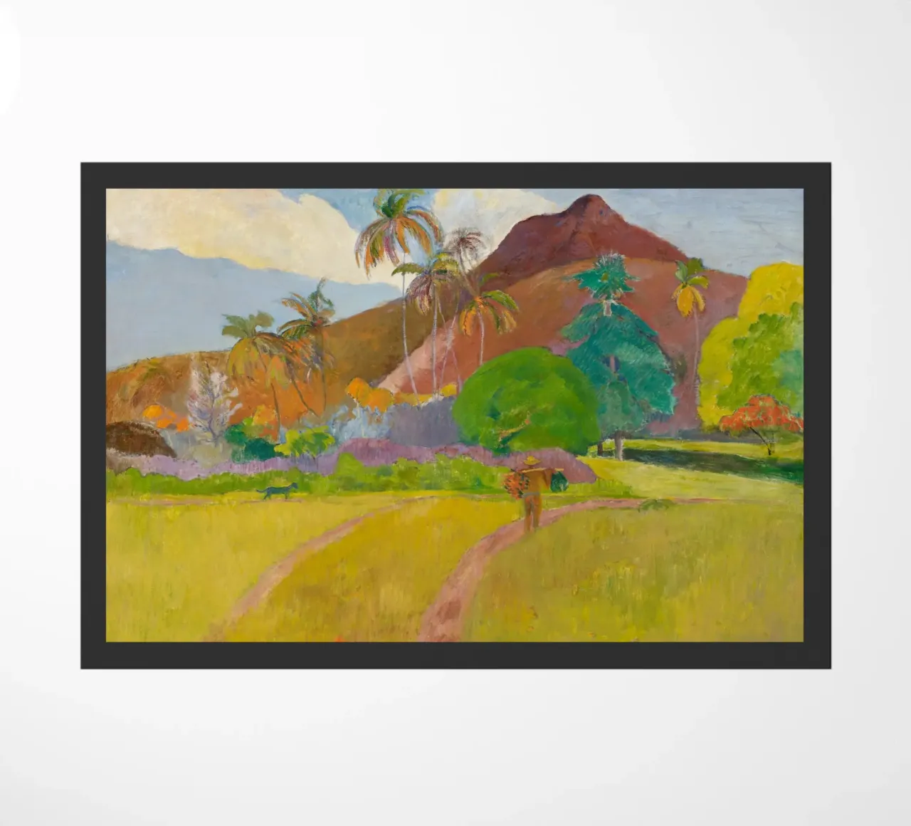 Paul Gauguin - Paesaggio tahitiano zerbino da Timeless Artworks