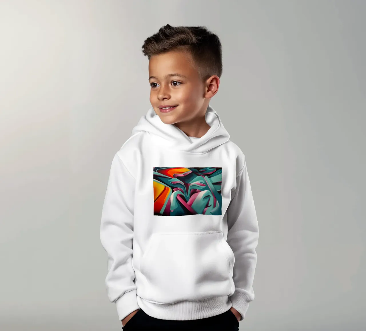 Graffiti kids hoodie by Jonas Klein