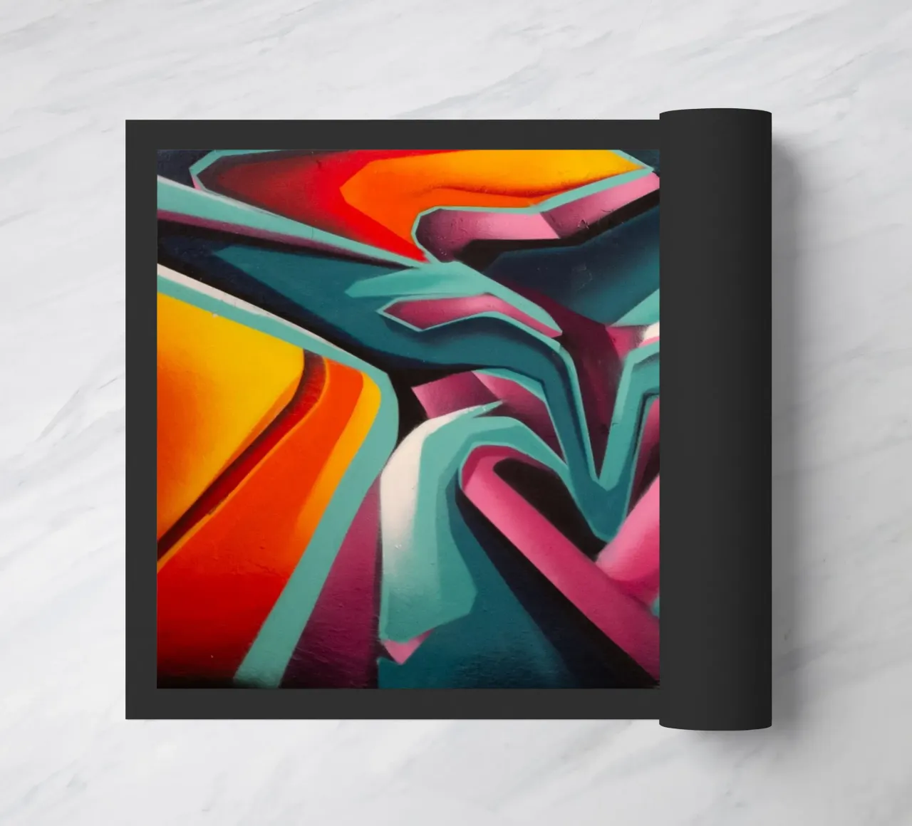 Graffiti doormat by Jonas Klein