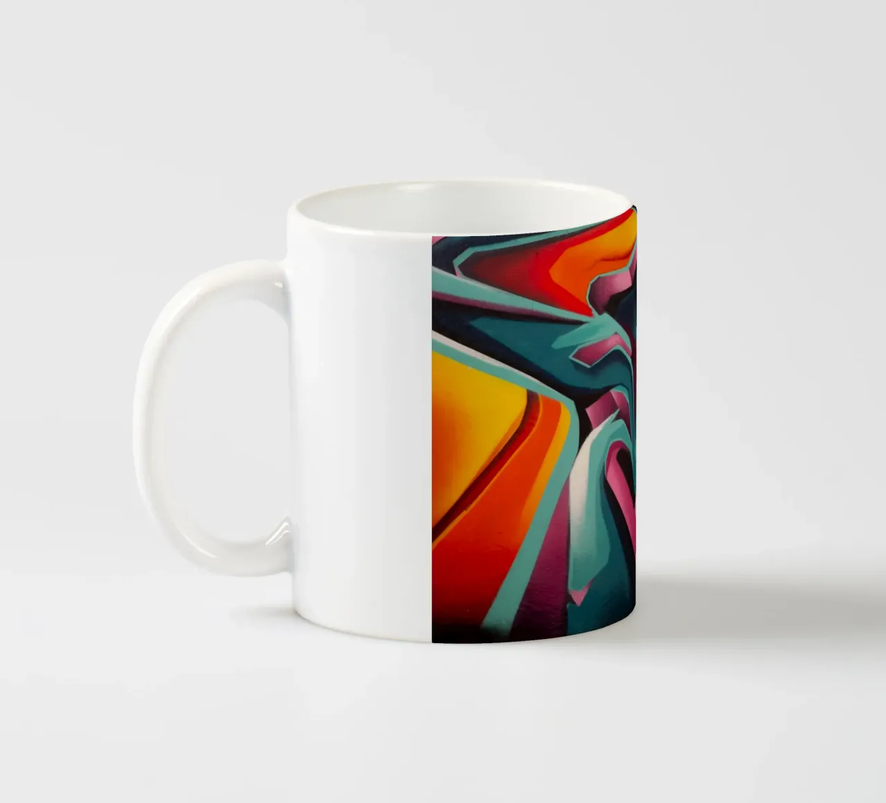 Graffiti tazza in ceramica da Jonas Klein