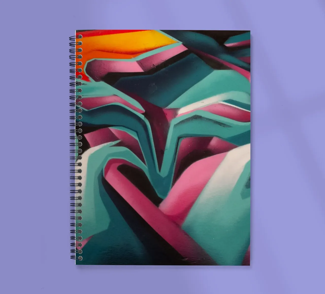 Graffiti spiral notebook by Jonas Klein