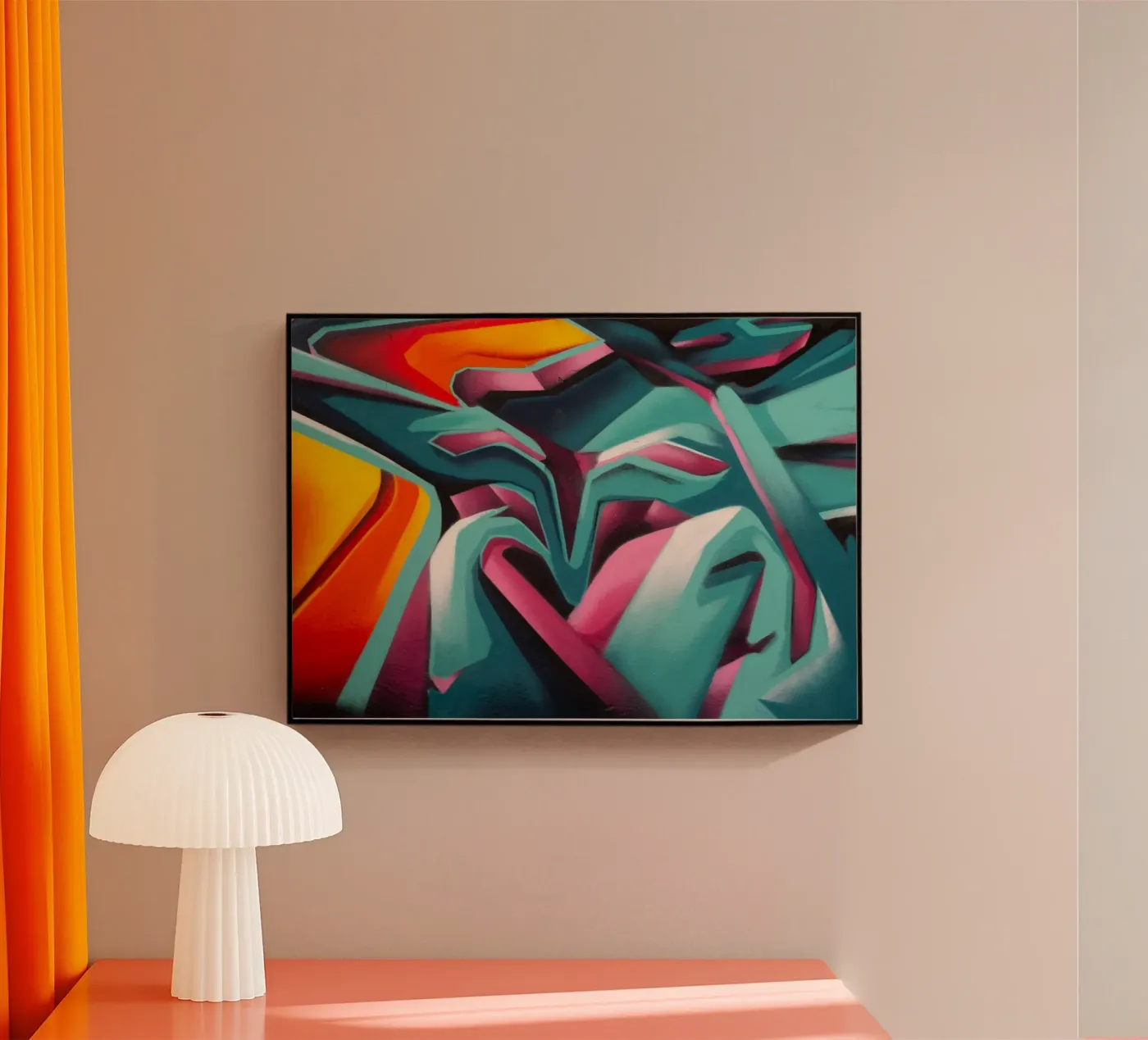 Graffiti plexiglas de Jonas Klein