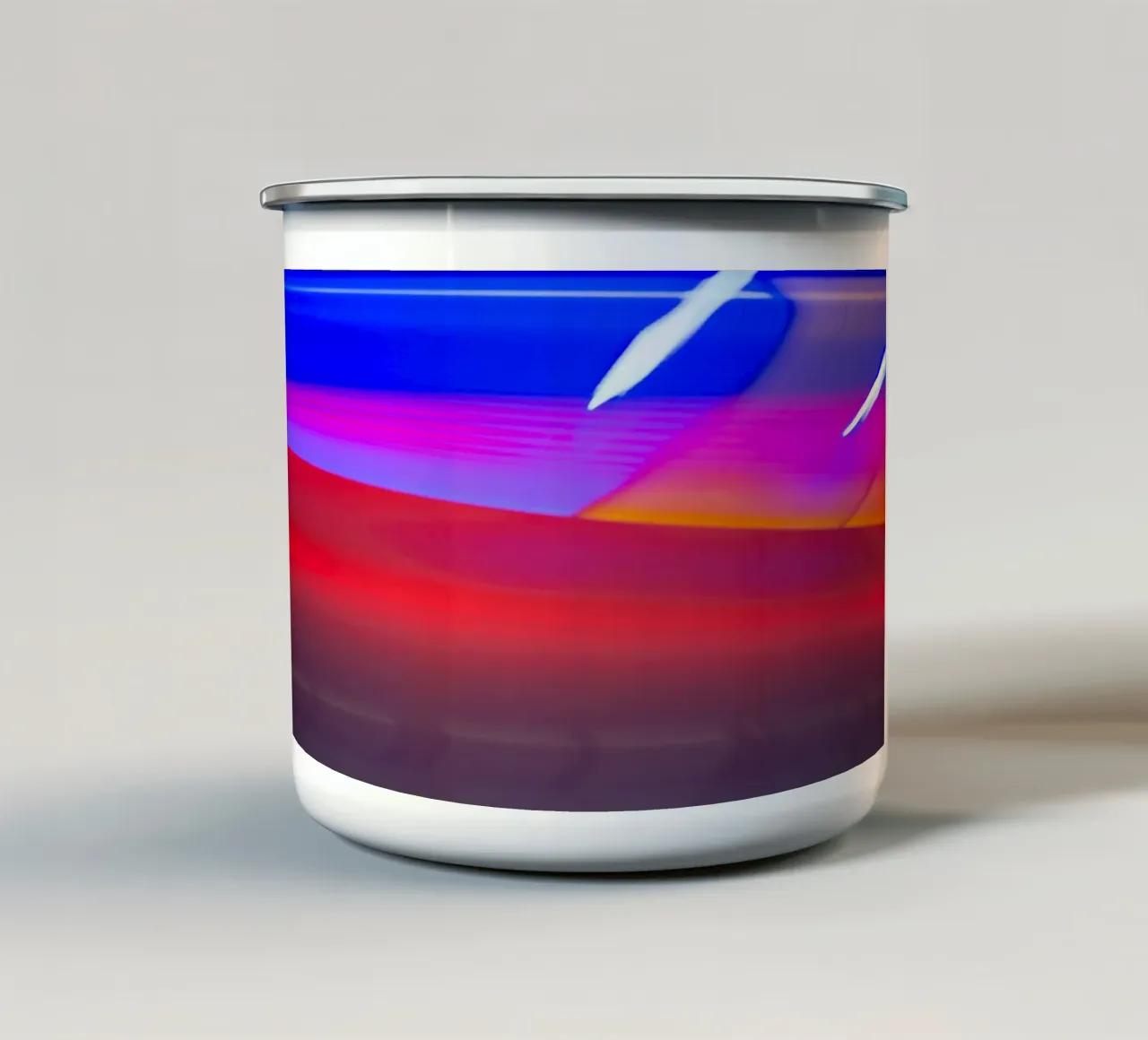 Lights tazza in smalto da Jonas Klein