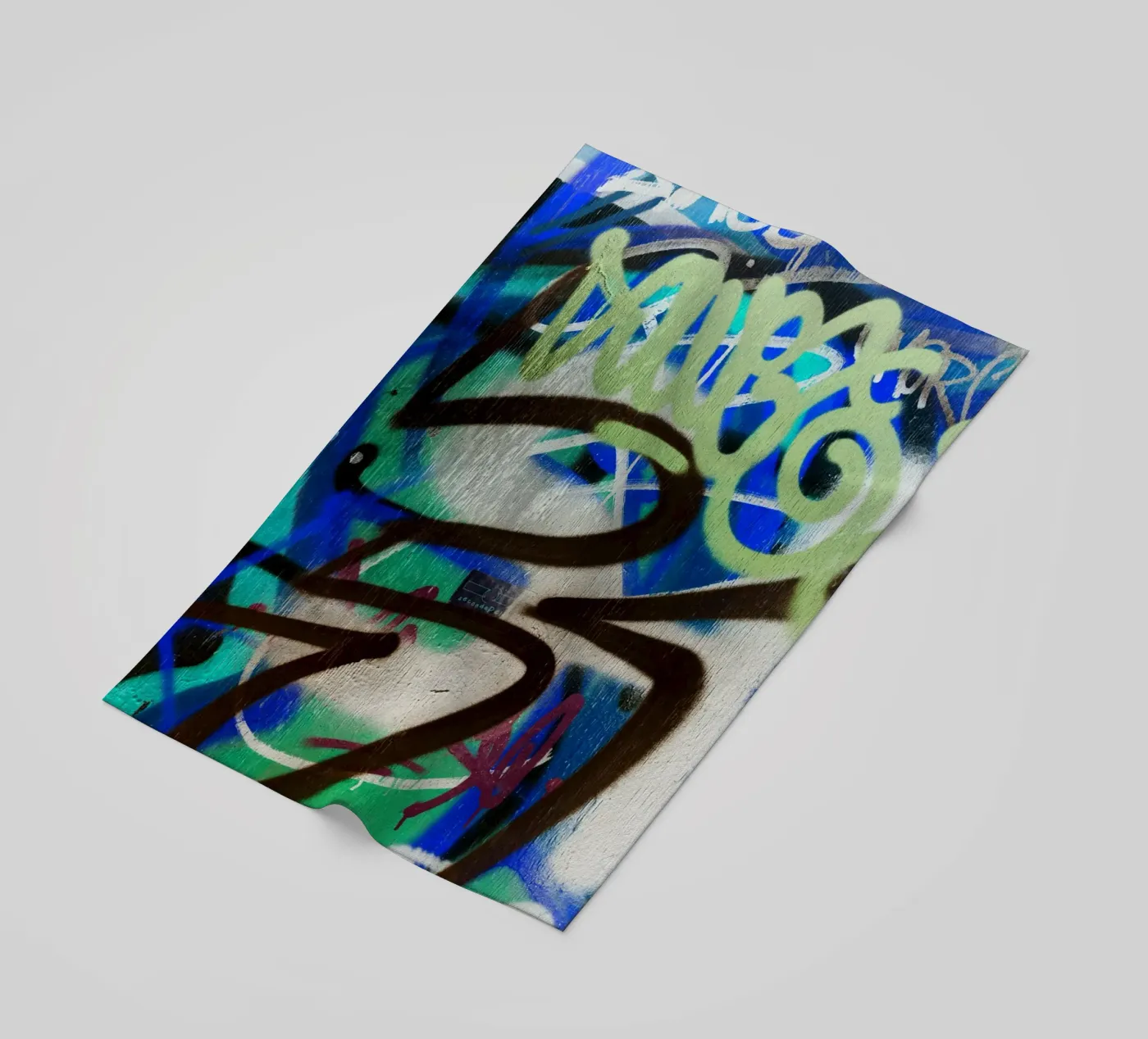 Graffiti Tags telo mare da Jonas Klein