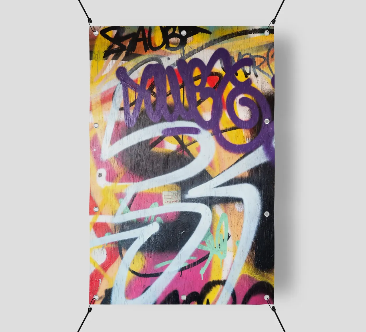 Graffiti Tags 2 telo in pvc da Jonas Klein