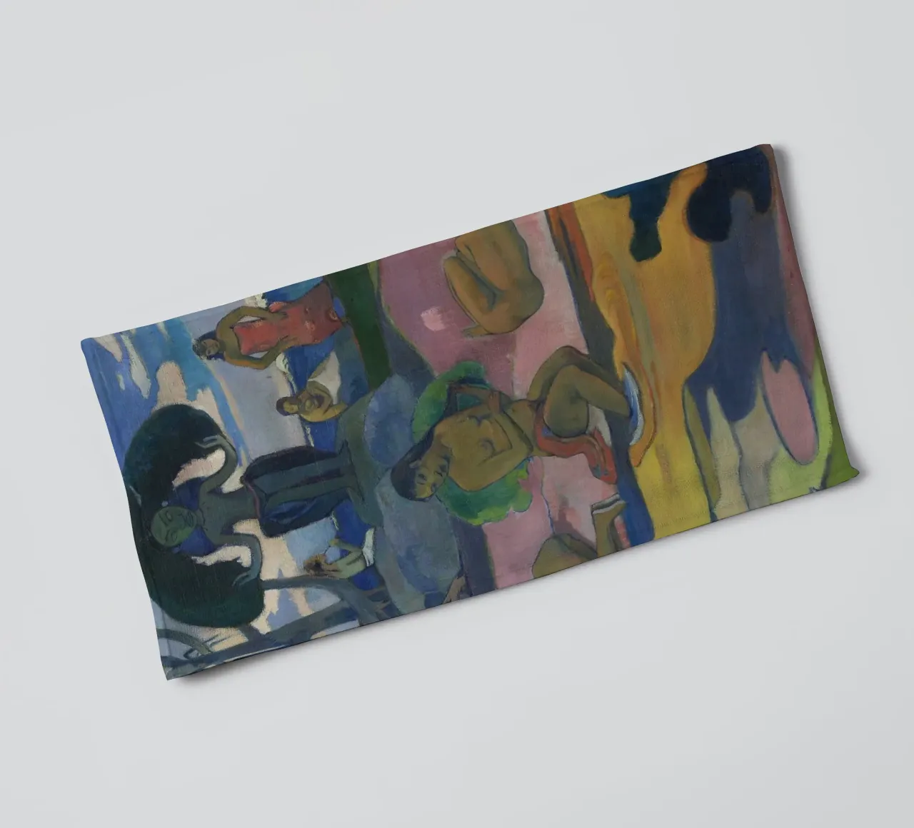 Paul Gauguin - Mahana no atua (Día del Dios) toalla de baño de Timeless Artworks