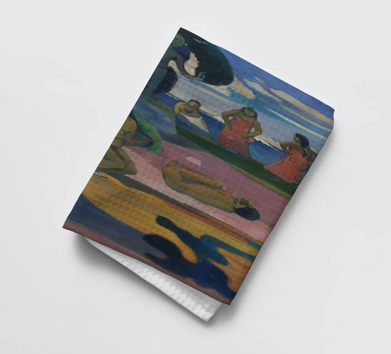 Paul Gauguin - Mahana no atua (Le jour du dieu) torchon de Timeless Artworks