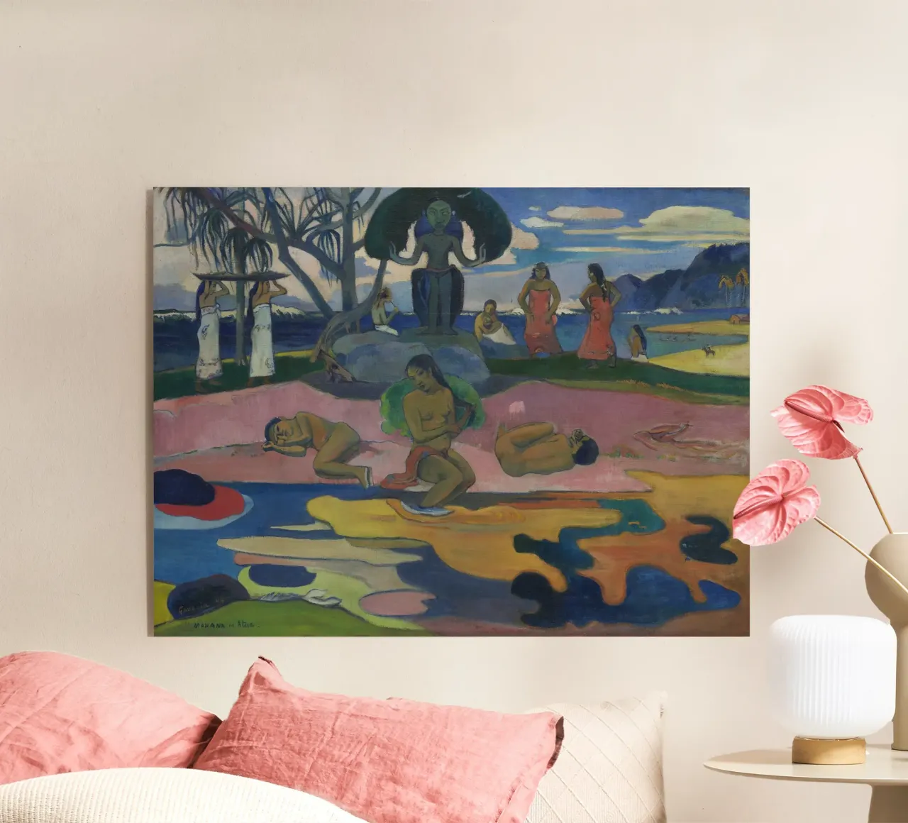 Paul Gauguin - Mahana no atua (Día del Dios) metacrilato de Timeless Artworks