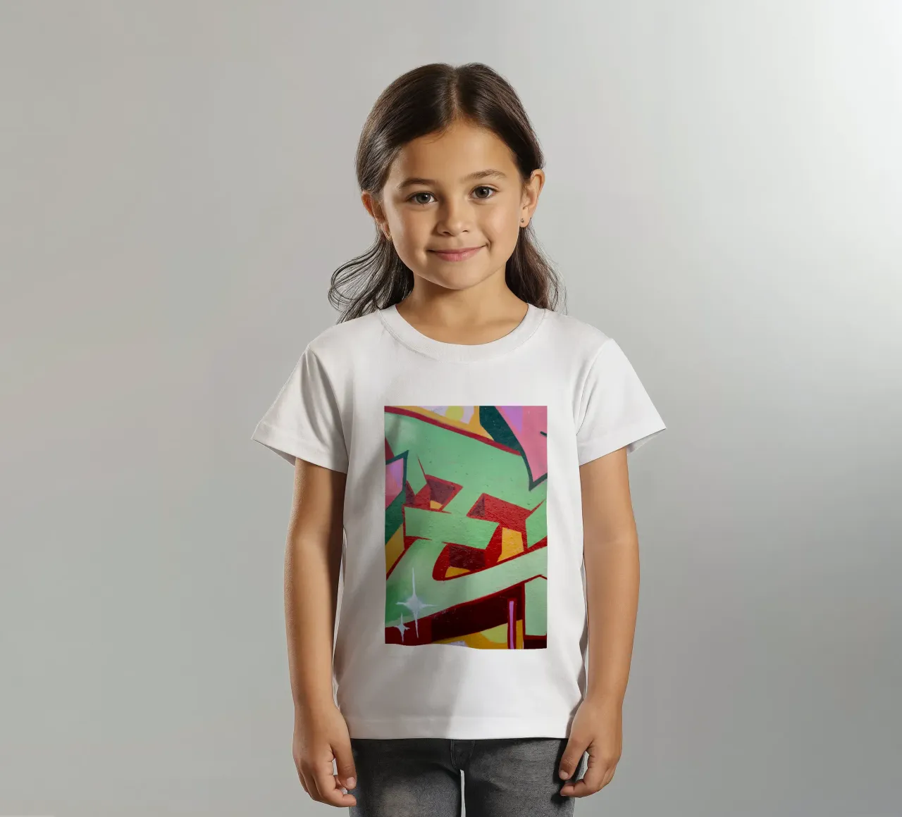 Graffiti E t-shirt bambini da Jonas Klein