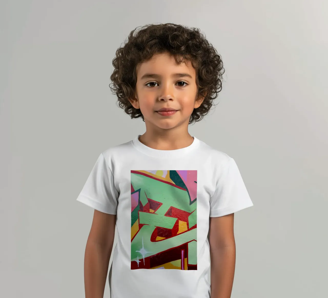 Graffiti E t-shirt bambini da Jonas Klein