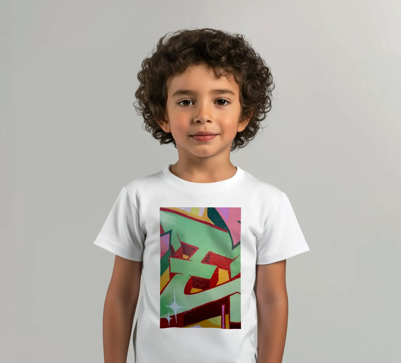 Graffiti E t-shirt bambini da Jonas Klein