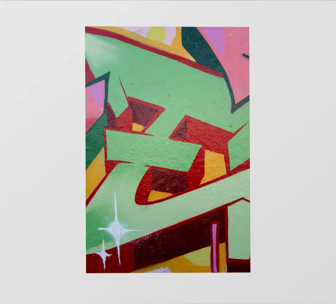 Graffiti E fotobehang van Jonas Klein