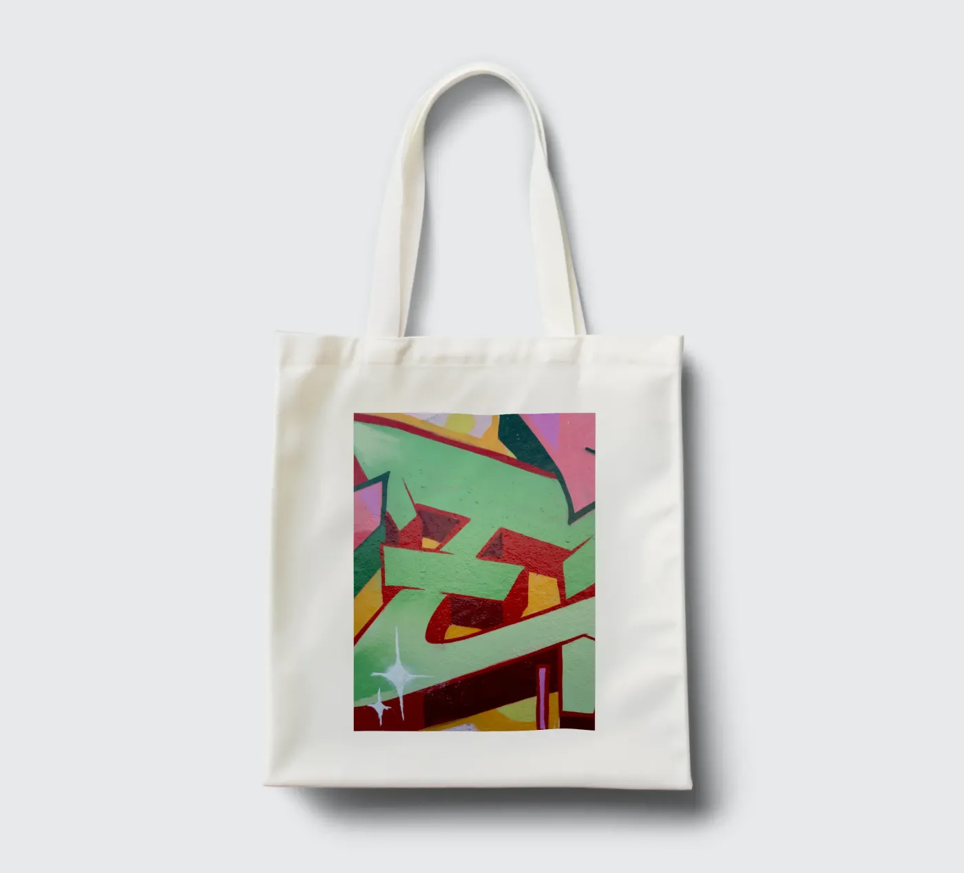 Graffiti E tote bag by Jonas Klein