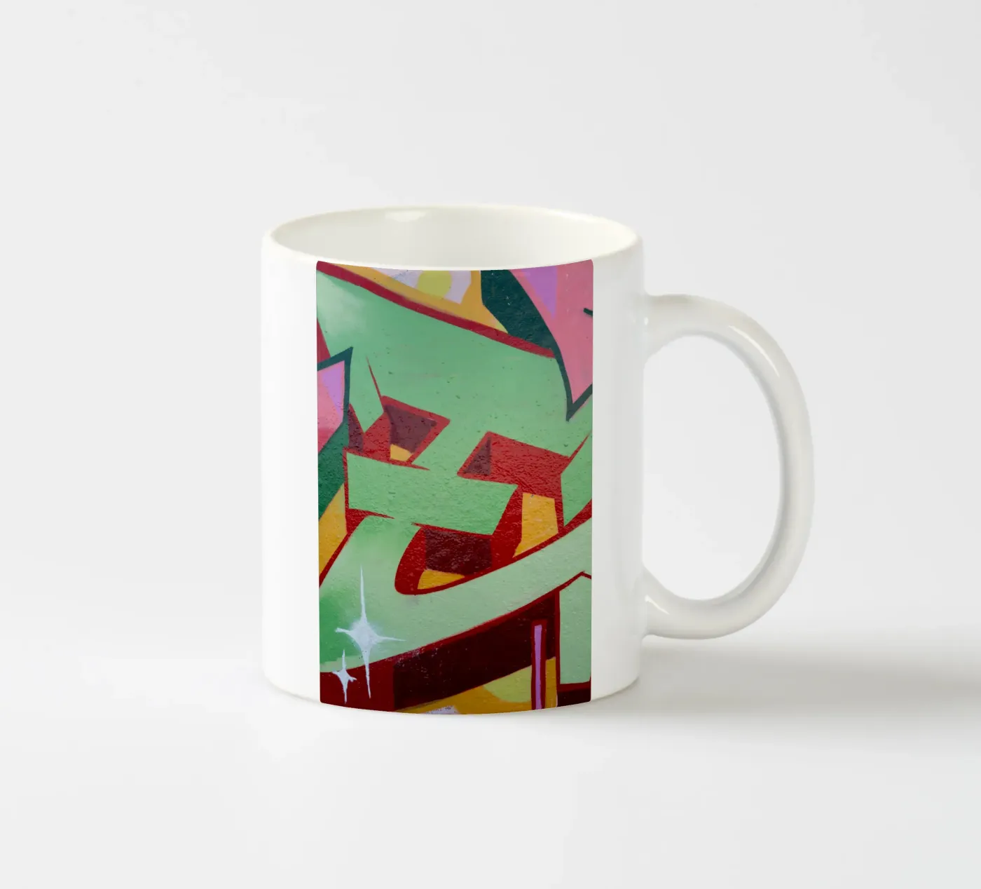 Graffiti E ceramic mug by Jonas Klein