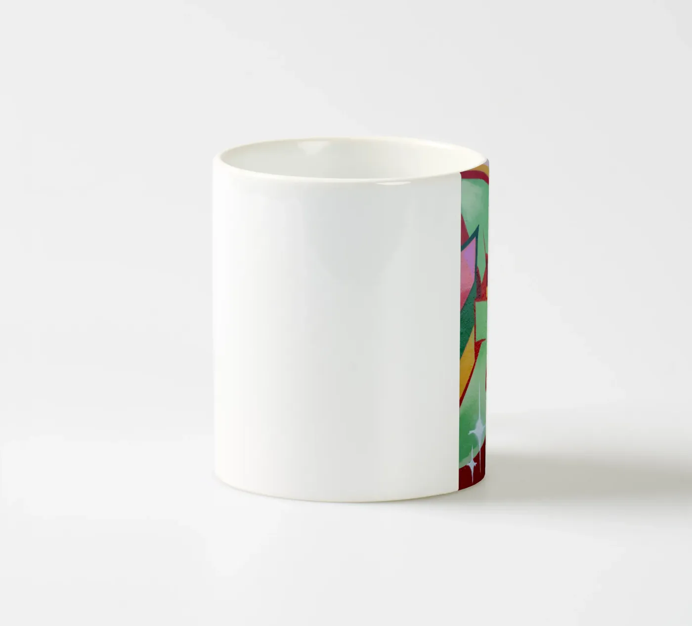 Graffiti E ceramic mug by Jonas Klein