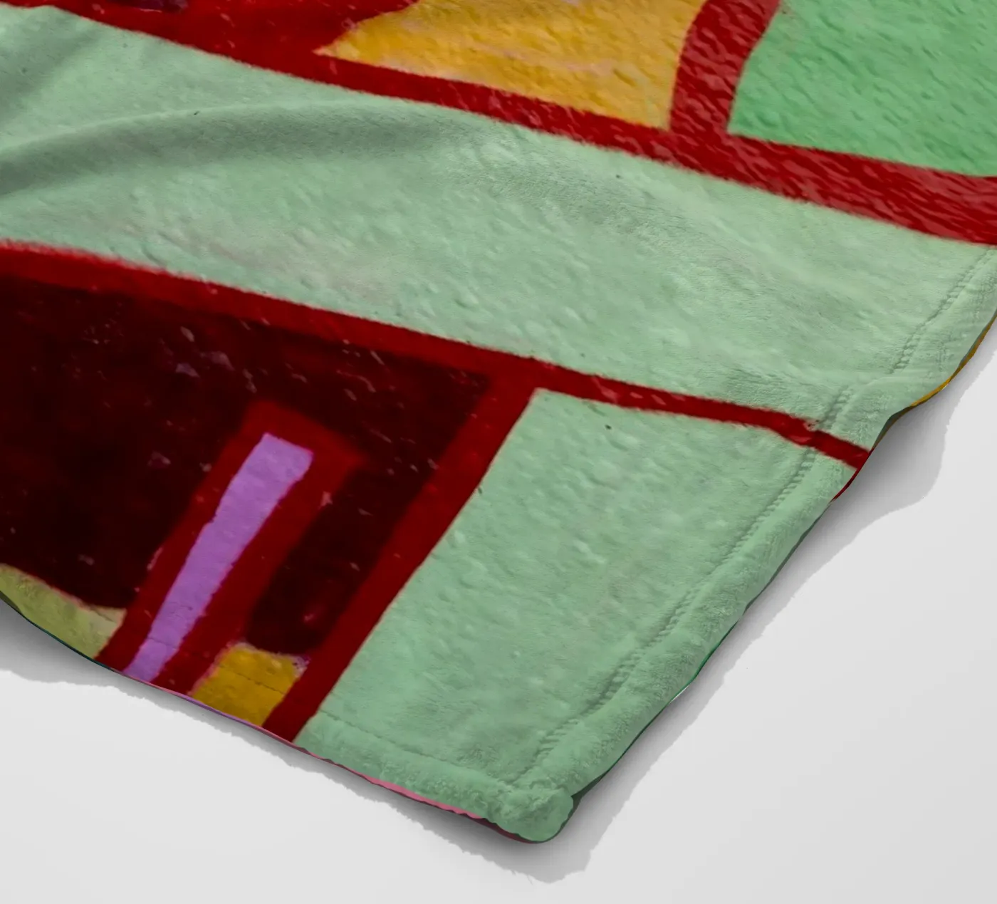 Graffiti E fleece blanket by Jonas Klein