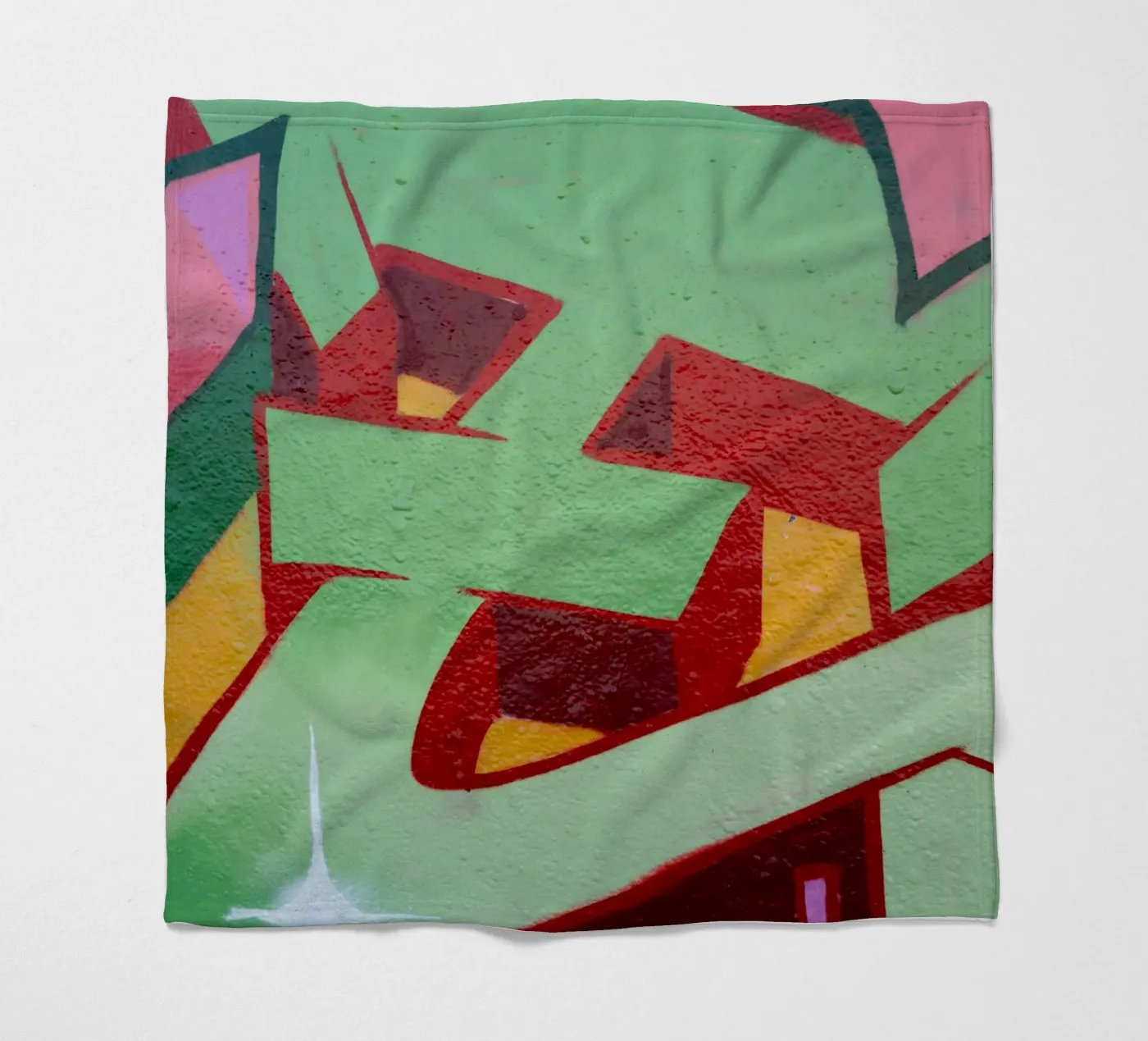 Graffiti E fleece blanket by Jonas Klein
