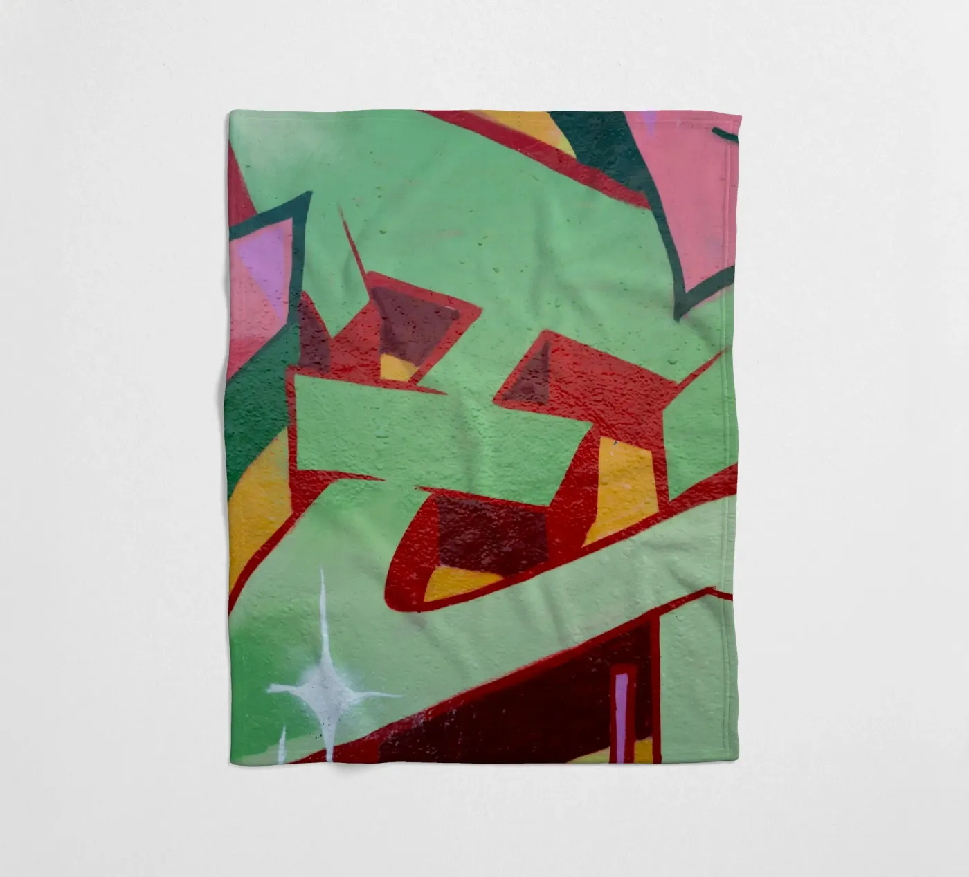 Graffiti E fleecedeken van Jonas Klein