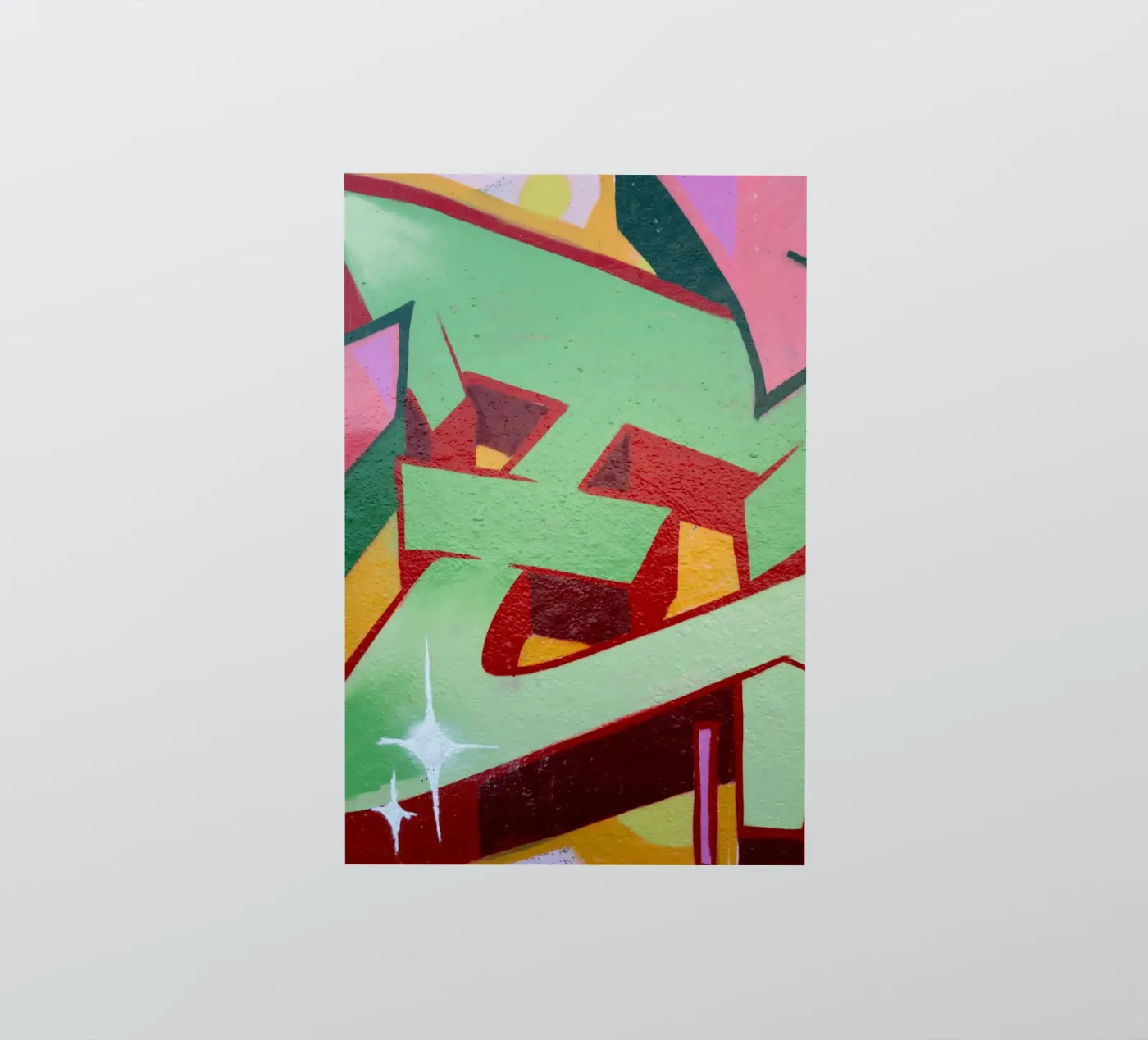 Graffiti E adesivo da Jonas Klein