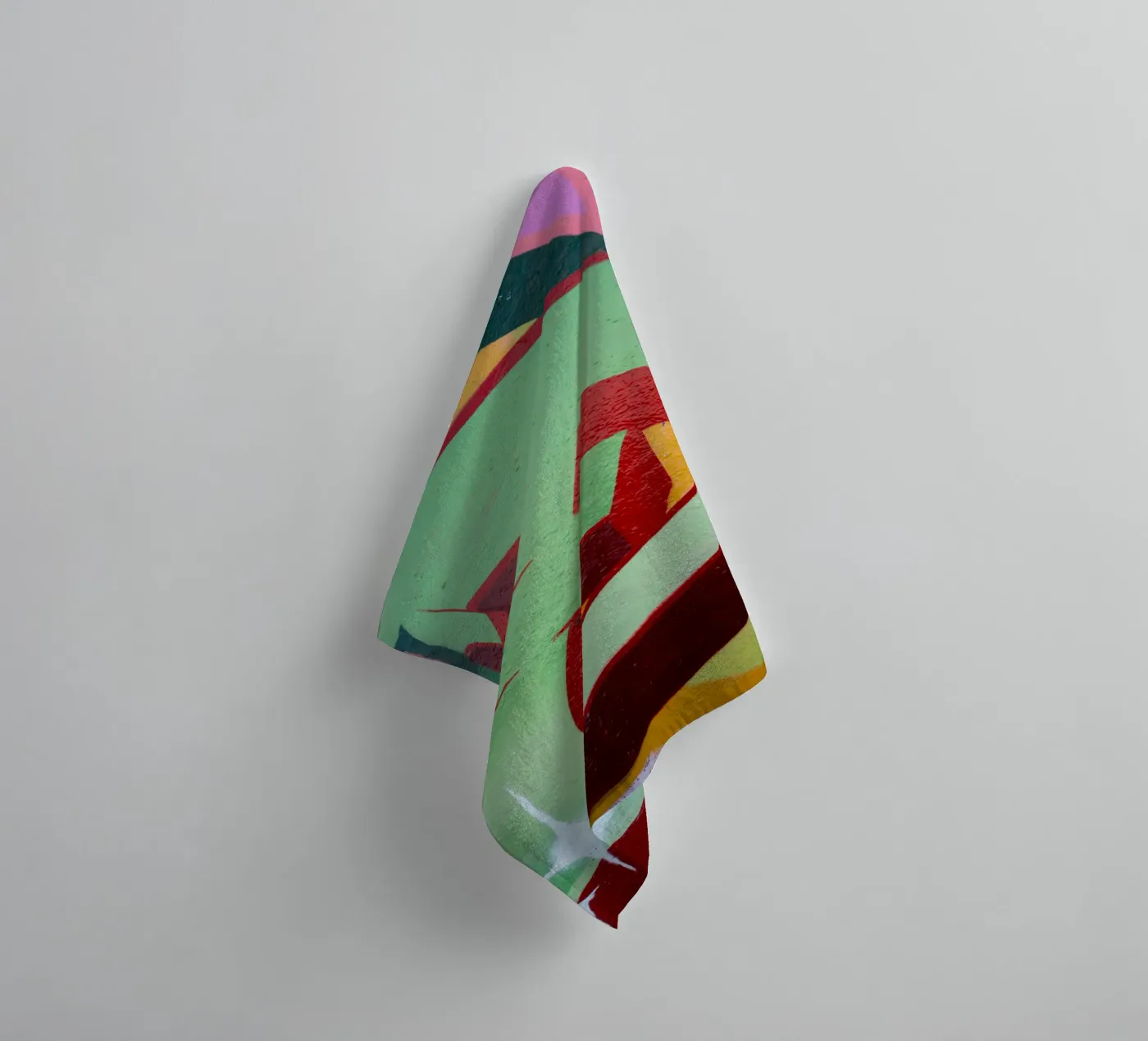 Graffiti E badhanddoek van Jonas Klein