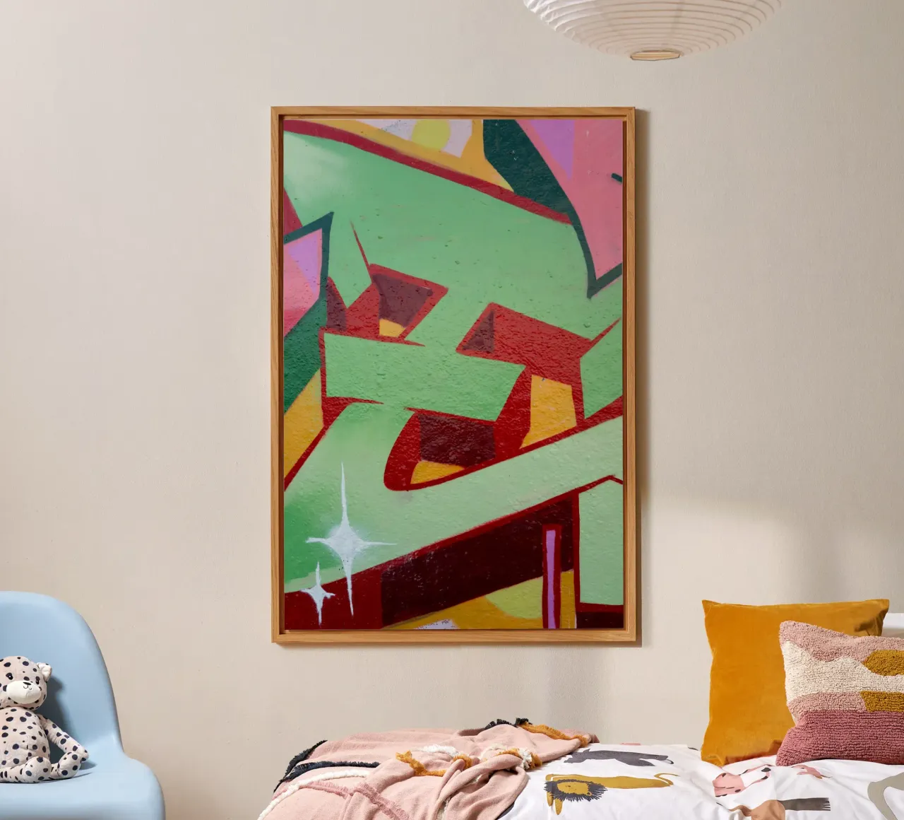 Graffiti E alluminio dibond da Jonas Klein