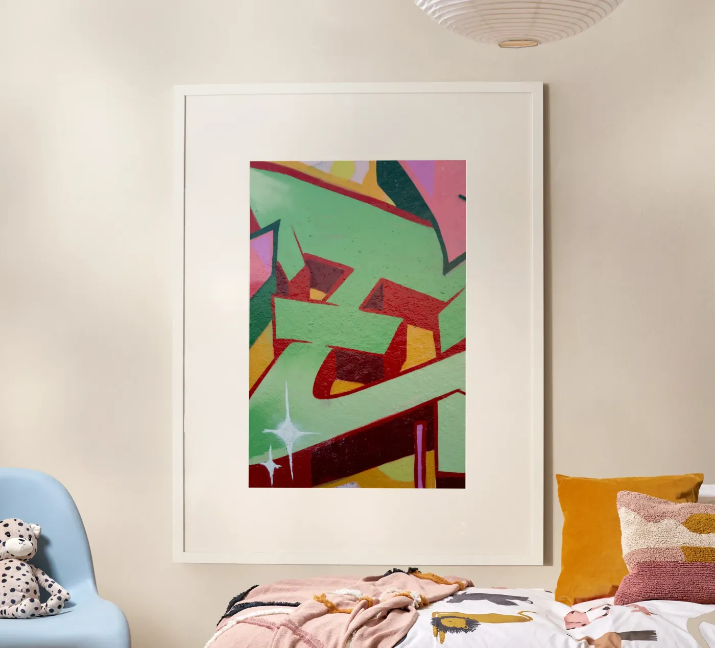 Graffiti E poster by Jonas Klein