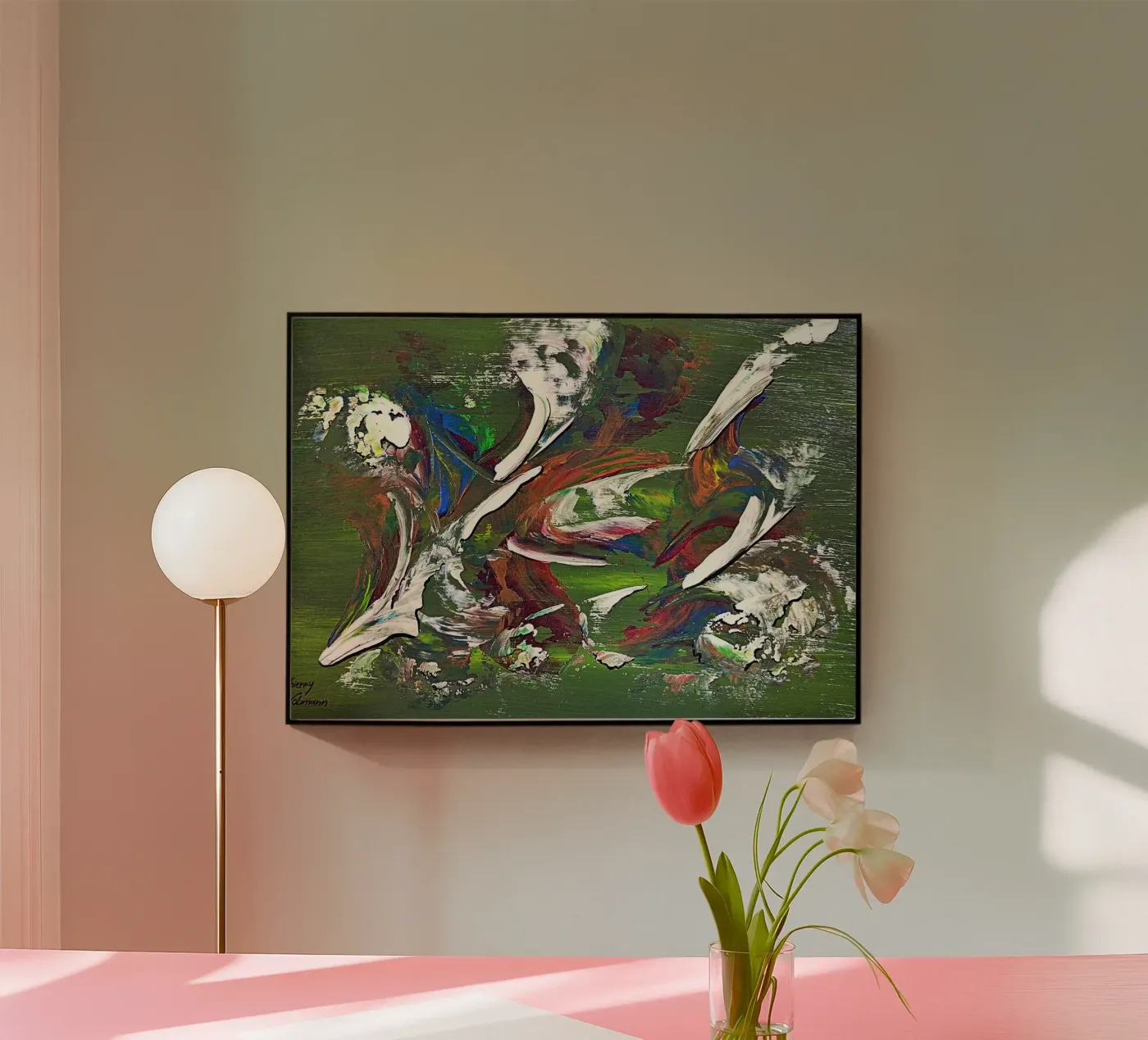 IDEAL GIFT 142 plexiglass da Thierry Vobmann Abstract painting