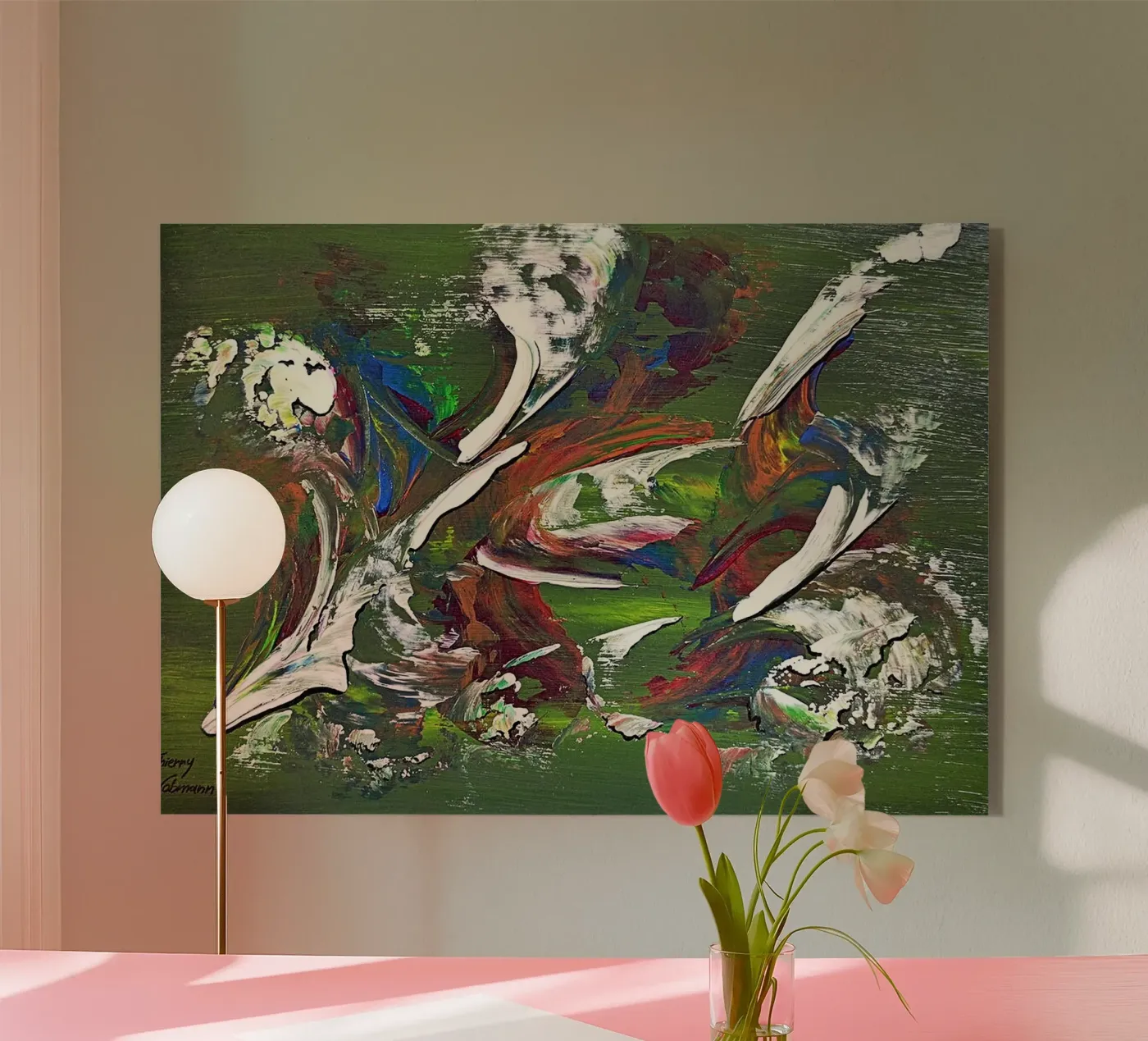 IDEAL GIFT 142 plexiglass da Thierry Vobmann Abstract painting