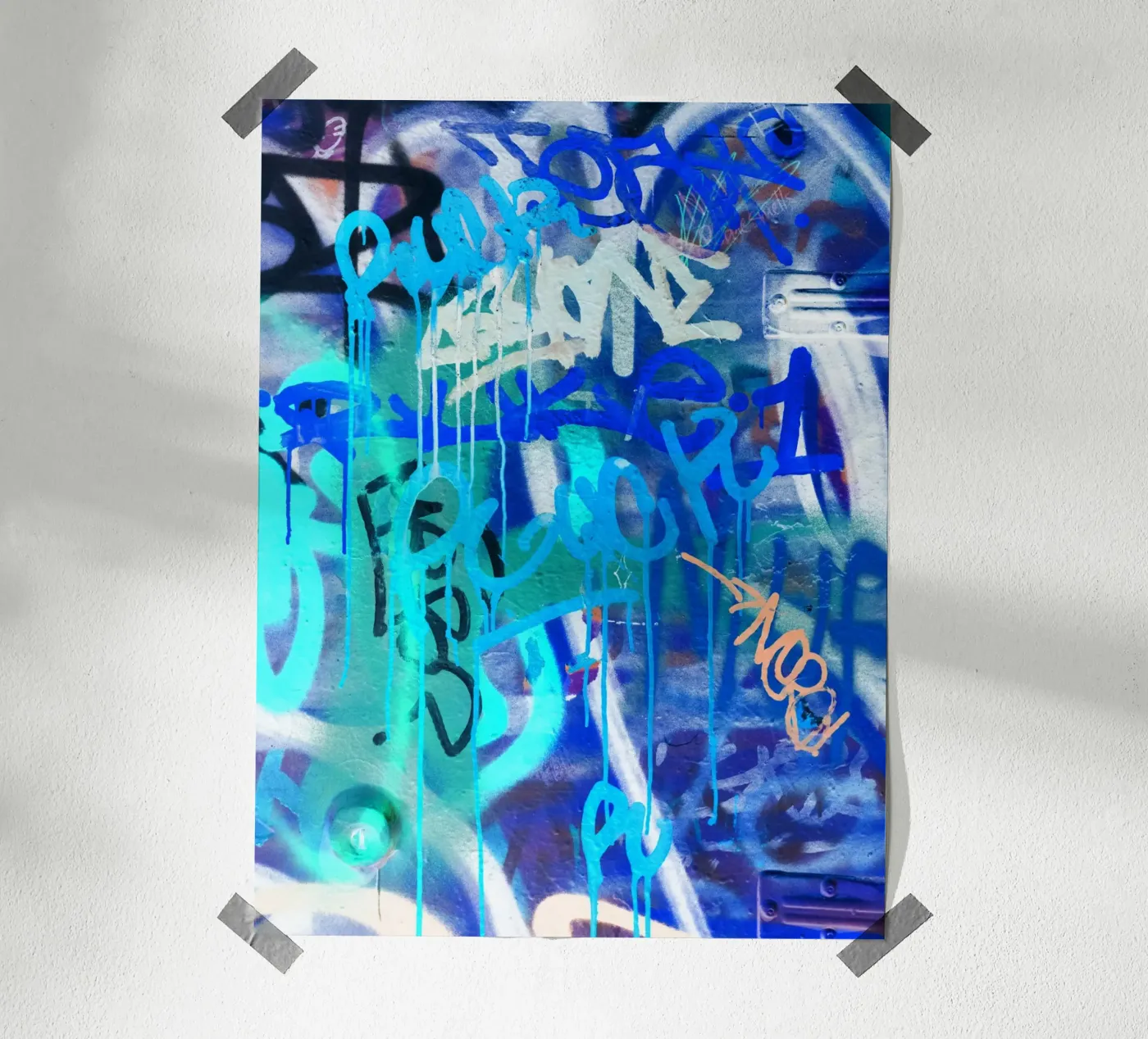 Blue Wall poster da Jonas Klein