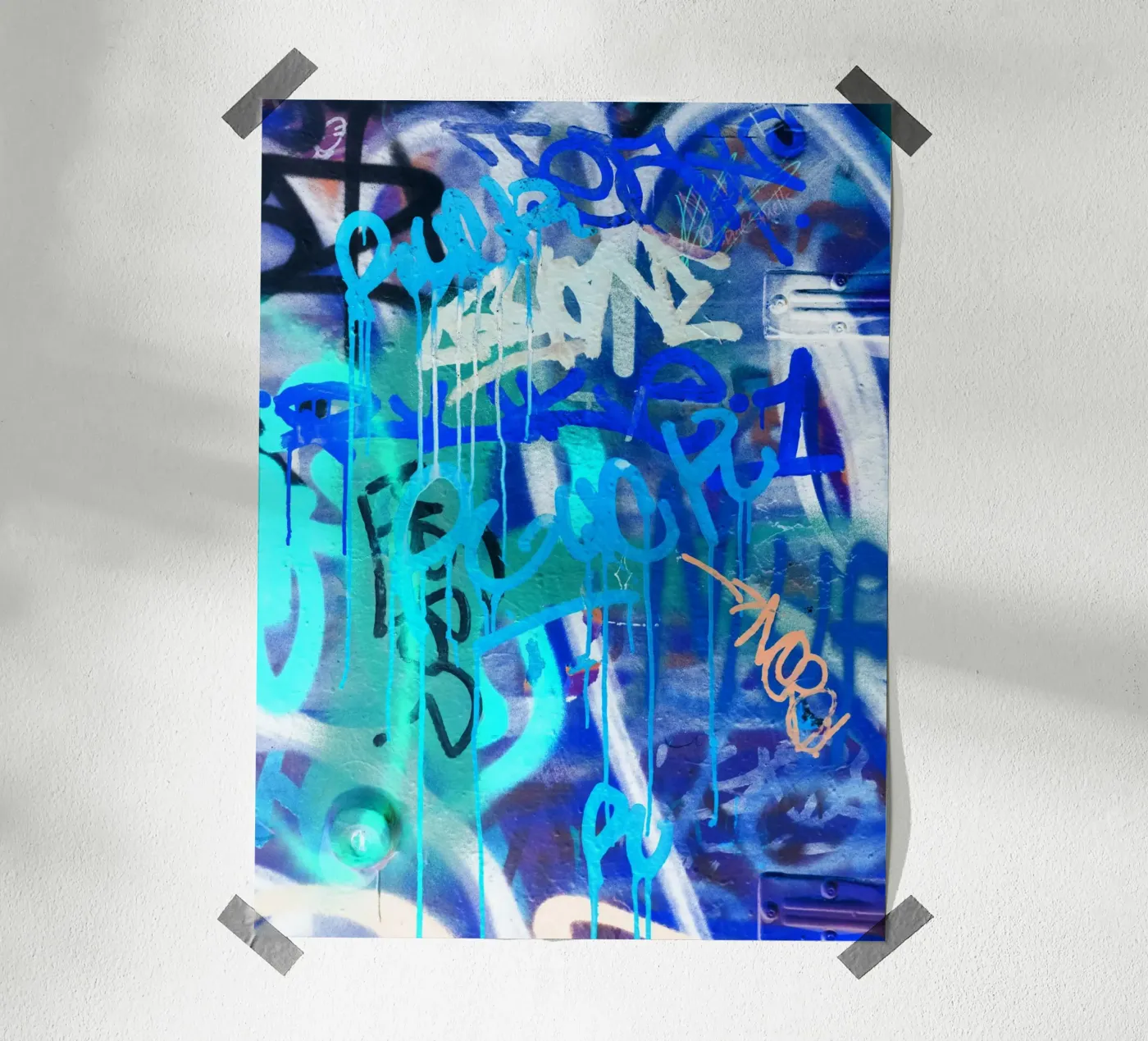 Blue Wall poster da Jonas Klein