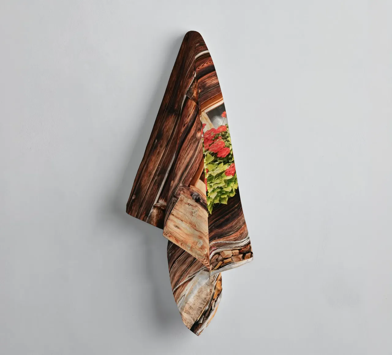 Hütte badhanddoek van Jonas Klein