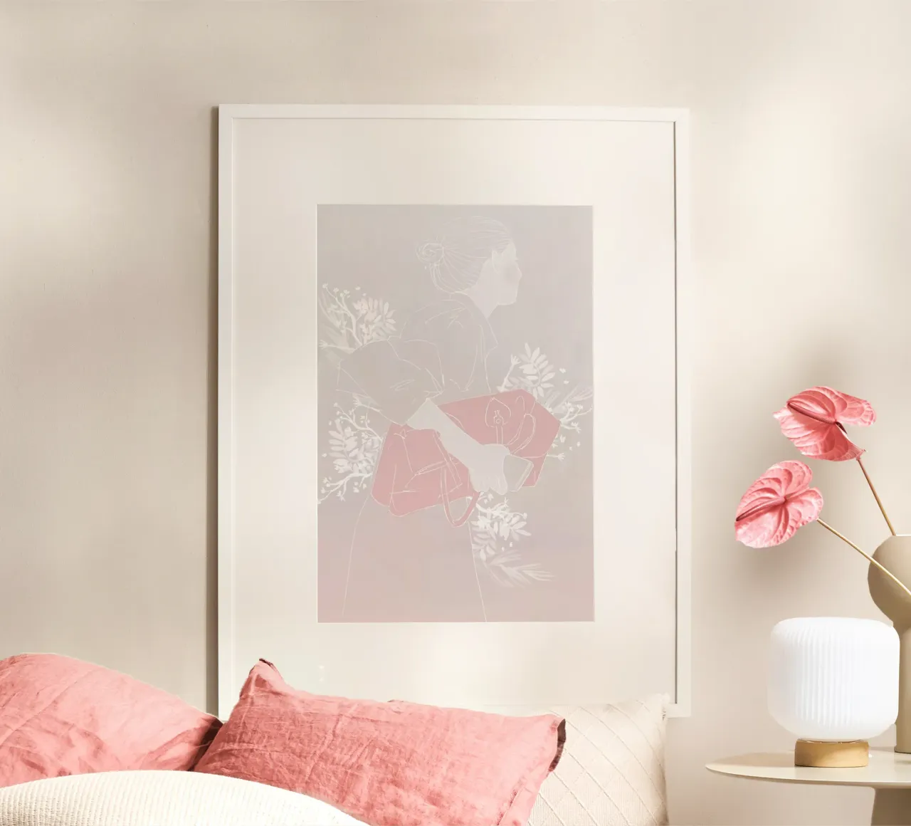 Milly poster con telaio in plastica da KRUTH DESIGN