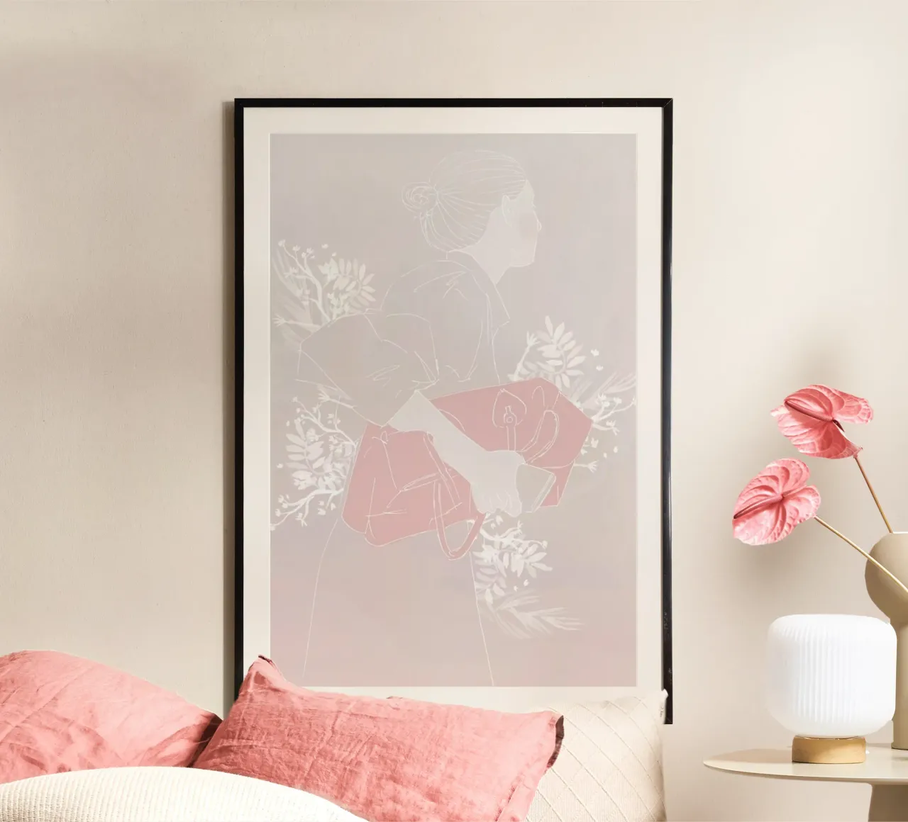 Milly poster con telaio in plastica da KRUTH DESIGN