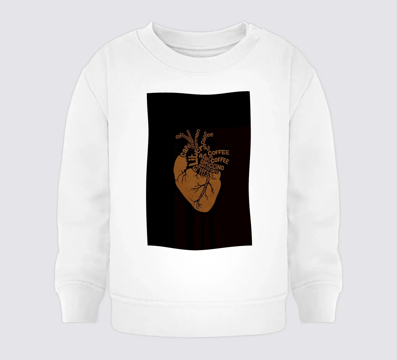 Coffee Lover Heart felpa neonato da Tobe Fonseca