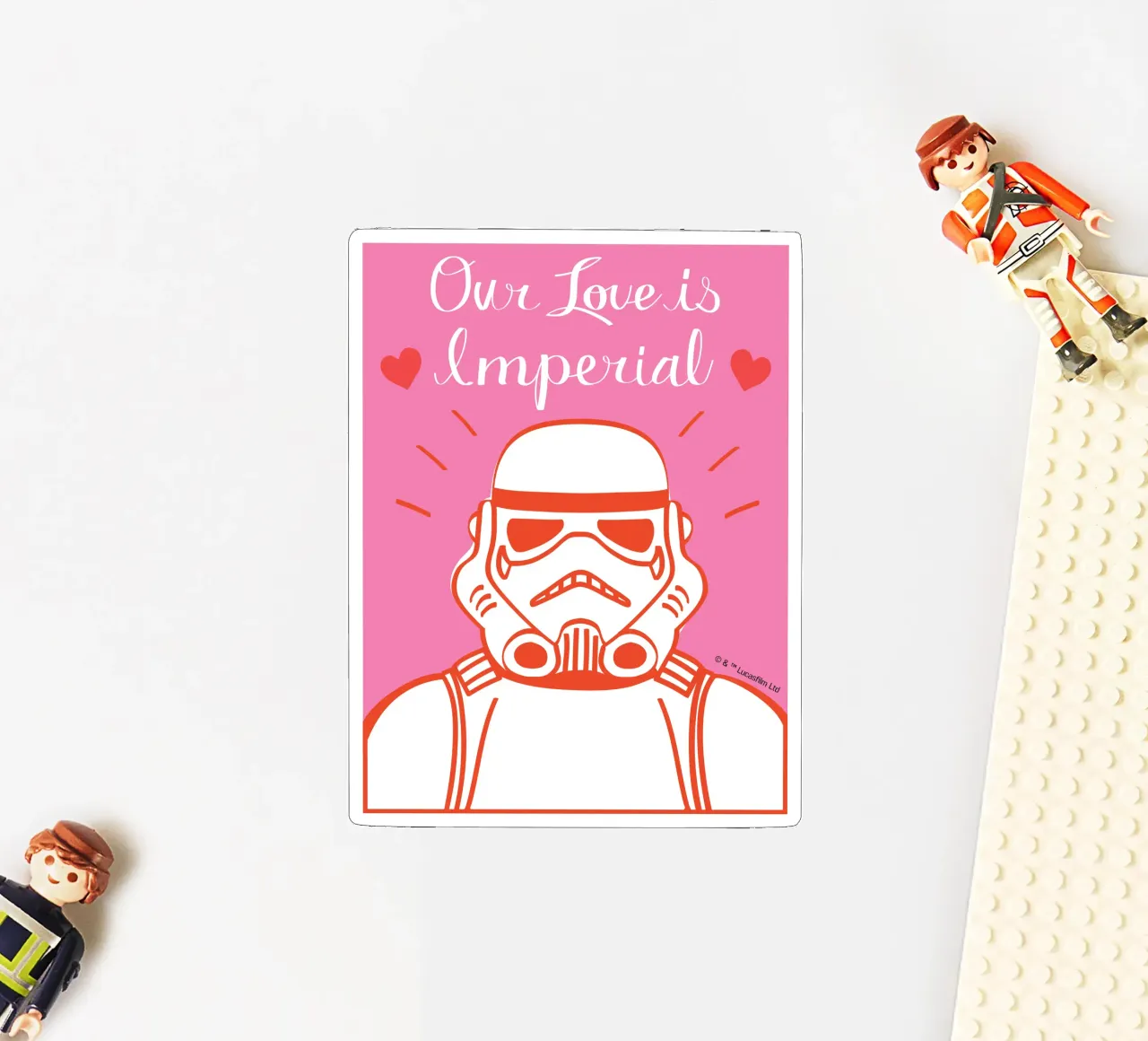Imperial Love sticker van Star Wars - Sticker Shop