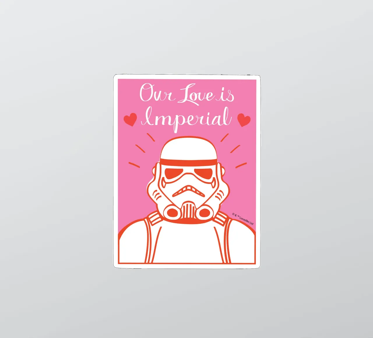 Imperial Love sticker van Star Wars - Sticker Shop