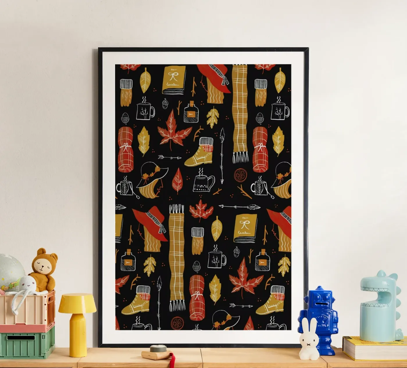 Autumn poster by Moira Scicluna Zahra