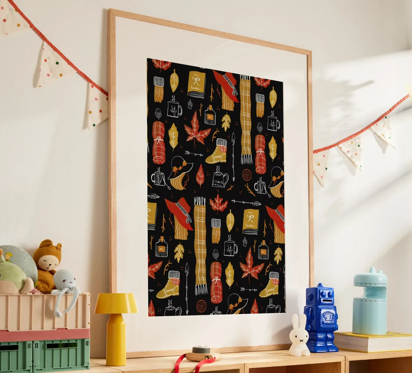 Autumn poster by Moira Scicluna Zahra
