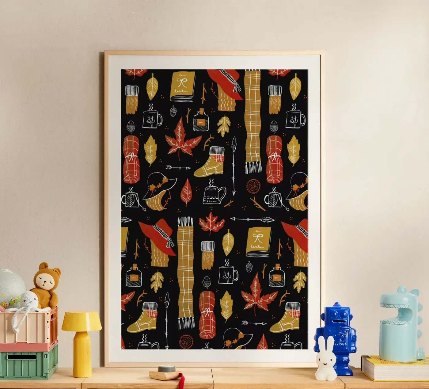 Autumn poster by Moira Scicluna Zahra