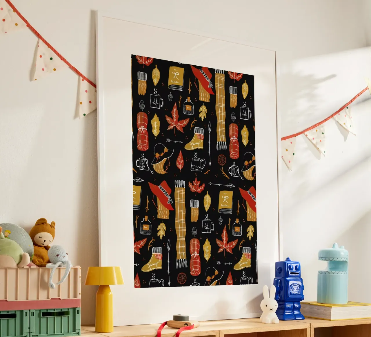 Autumn poster con telaio in legno da Moira Scicluna Zahra