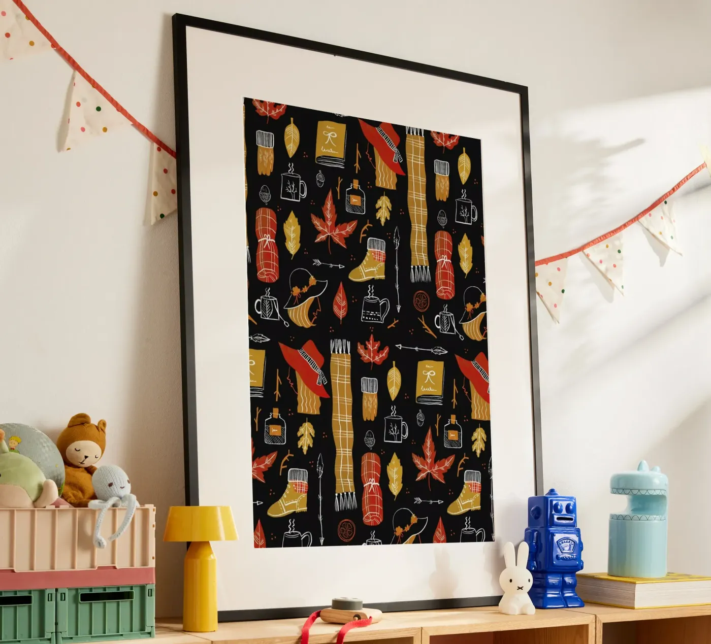 Autumn poster by Moira Scicluna Zahra
